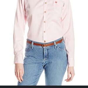 Ariat Women Fire Resistant Stripe Long Sleeve Work